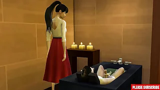 Asian step-mom Helping stepson Masturbate In The Bath &vert;&vert; step-mom Catches Their way step-son Masturbating